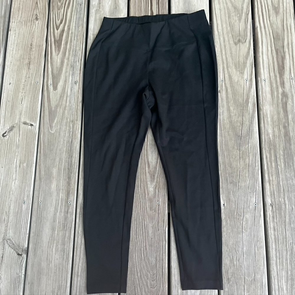 J. Jill Ponte NWT Slim Leg Black Leggings Pants Size Medium Petite